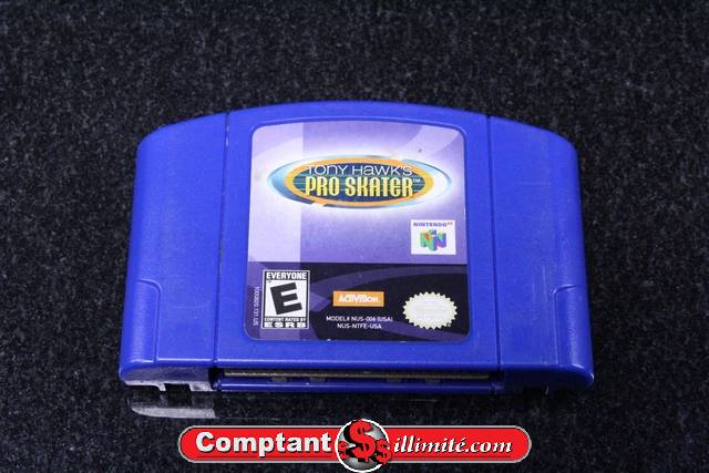 Tony Hawks Pro Skater nintendo n64