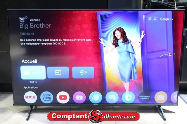 Tv 50P Hisense smart + tc (2024) petites graffignes Hinsense 50qd6s