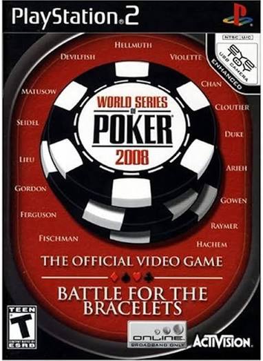 World series Poker 2008 Sony Ps2