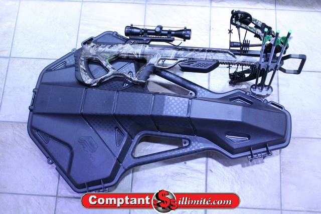 arbalète center point+ case + fleches tormentor 380 whisper