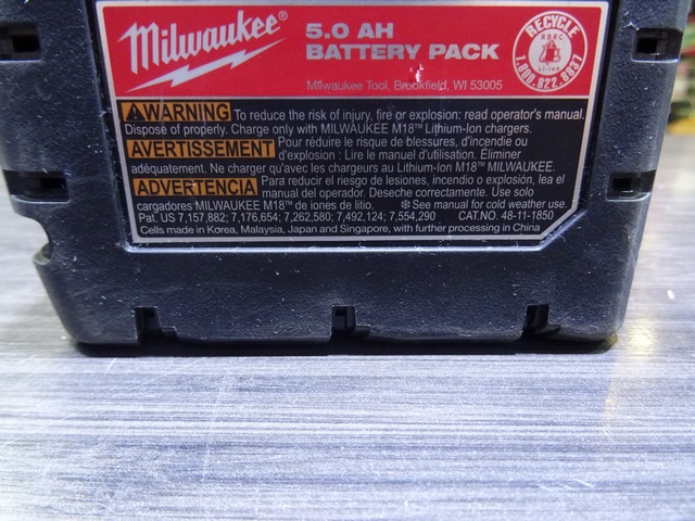 batterie M18 xc 5.0amp MILWAUKEE m18 xc5.0 - Image 4