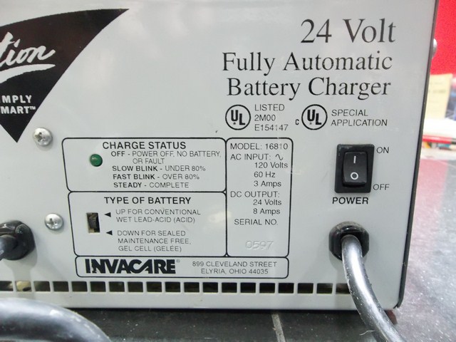 chargeur de 24 volt quadriporteur invacare - Image 2