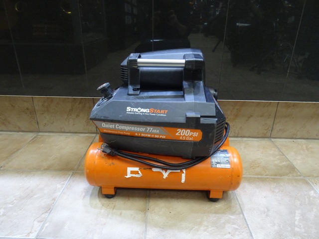 compresseur a air 4.5gal 200psi Ridgid Strong start 0f45200ss