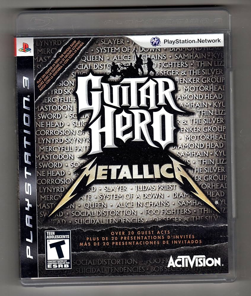 guitar hero metallica sony ps3
