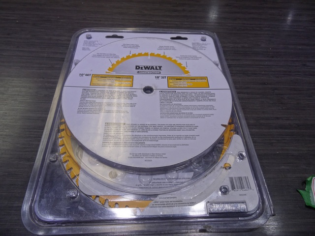 kit de 2 lames 10po pour banc de scie Dewalt china - Image 2