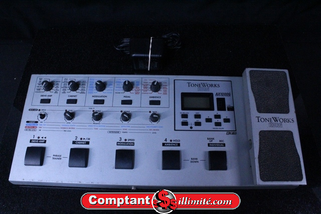pedale multi effect +ac korg Toneworks ax1000