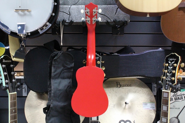 ukulele soprano (rouge) aloha alo uk402 (red) - Image 3